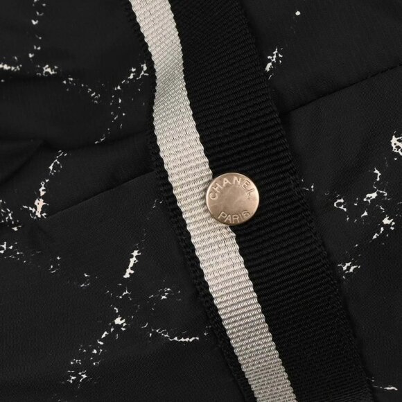 Chanel Black Nylon Travel Line Duffle Handbag - Picture 3 of 10